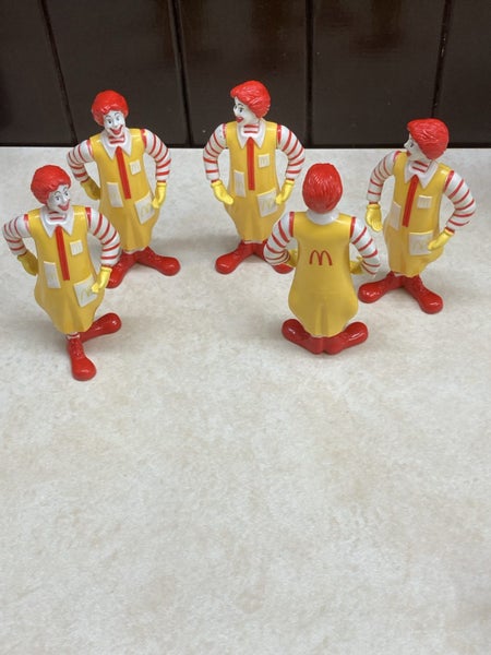 1993 McDonald’s BIG BUDDIES Ronald McDonald Figures x5 Carousel 1