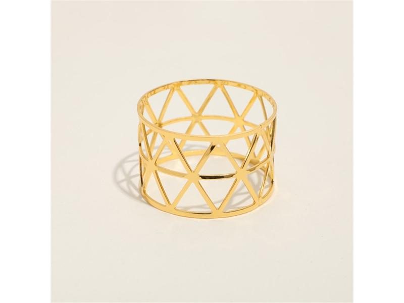 6Pcs Eid Ramdan Napkin Ring Silver Gold Napkin Buckles Decor Carousel 1