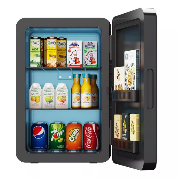 22L Mini Fridge Cooler Warmer Drinks Bar Fridge Car Makeup Ice Cosmetic Portable Carousel 1