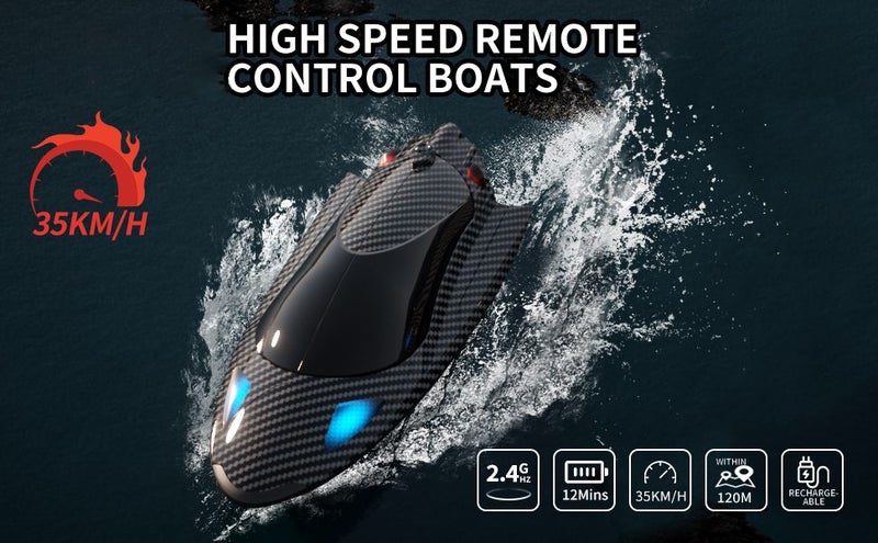 Remote Control Boat with LED Light Carousel 1