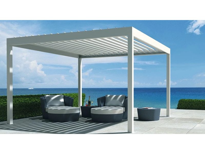 3m x 3m Aluminium Louvre Roof System Carousel 1