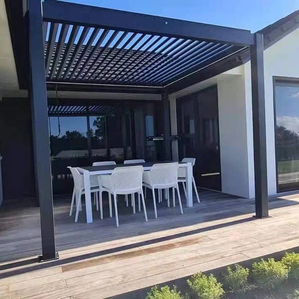 3m x 3.7m Aluminium Louvre Roof System Carousel 19
