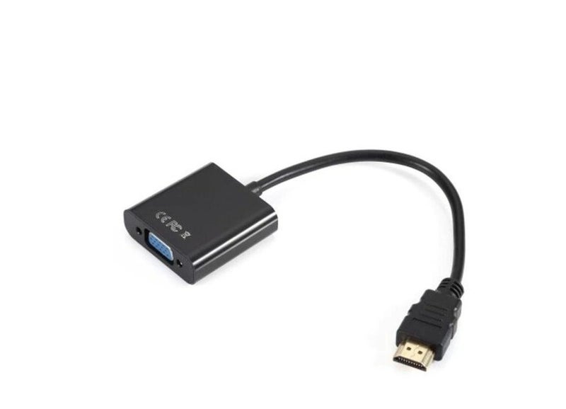 Hdmi Male To Vga Female Adapter Black - Standard Carousel 1