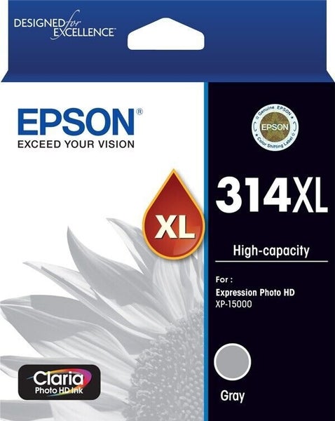 Epson 314XL Grey High Capacity Ink Cartridge Toner C13T01M692 Genuine Original Carousel 1