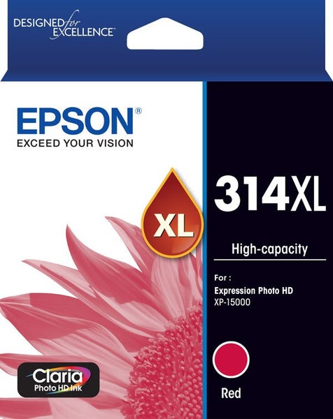 Epson 314XL Red Grey Claria High Capacity Ink Cartridge Toner Genuine Original Carousel 2
