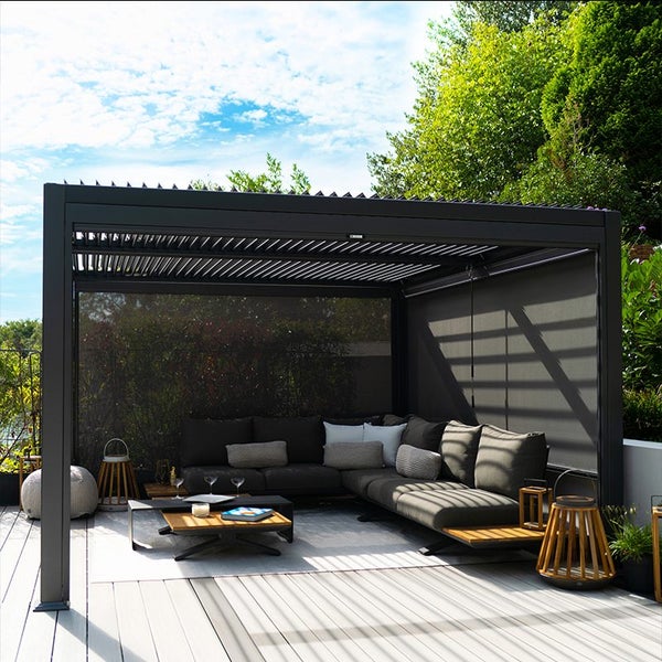 3m x 3.7m Aluminium Louvre Roof System Carousel 2