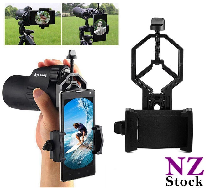 Universal Phone Adapter Mount Holder Binocular Telescope Microscope Carousel 1