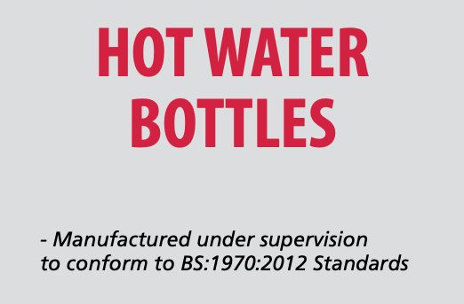 2L HOT WATER BOTTLE Winter Warm Natural Rubber Bag Carousel 7