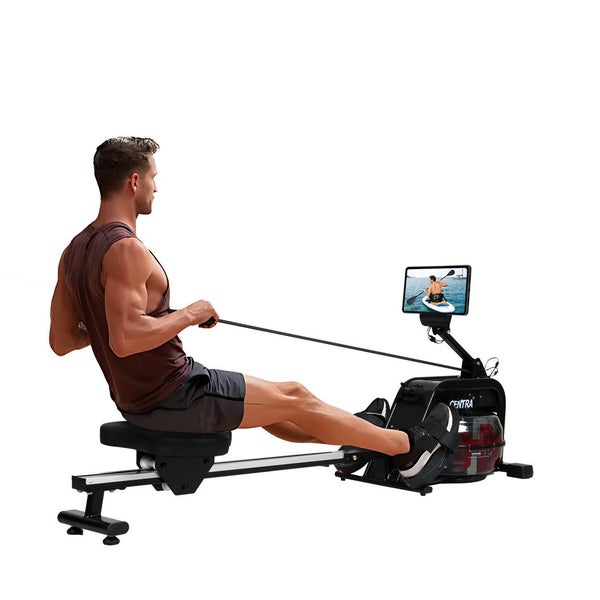 Water Rowing Machine - Black Red Carousel 2