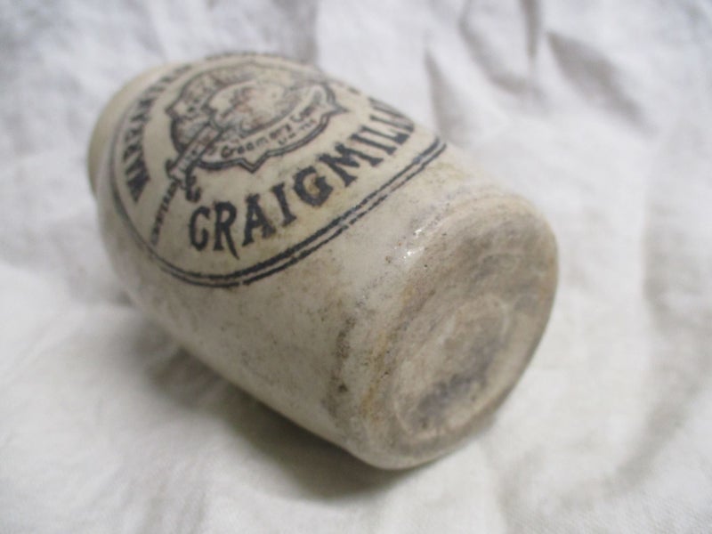 * BT3 090 - Stoneware Cream Pot - Craigmilar Warranted Genuine Carousel 5
