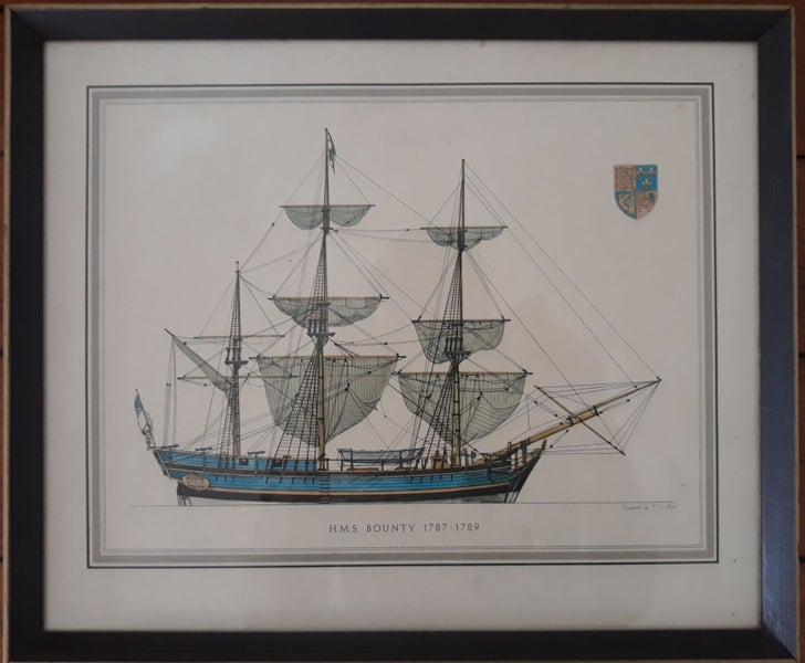 H.M.S. Bounty Lithograph Print by Hans A. Muth Carousel 1
