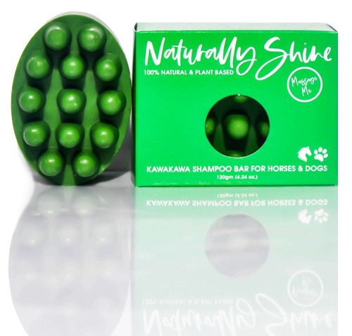 NATURALLY SHINE- Kawakawa Massage Soap for Horses & Hounds (Bee Kind) Carousel 1
