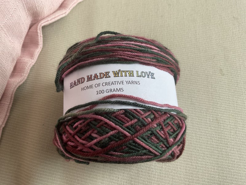 *Merino /Nylon sock yarn hand dyed 100 grams 4 plySeductive Carousel 1