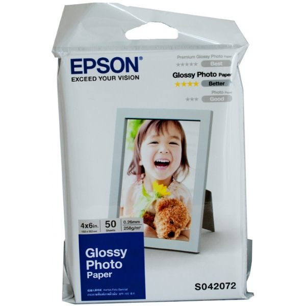 EPSOM Glossy photo paper 4"6" 50sheets Carousel 1