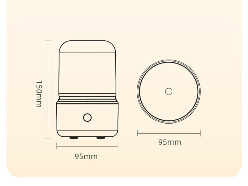 Essential oil diffuser-White Carousel 5