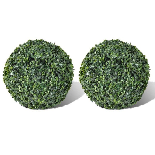 Boxwood Ball Artificial Leaf Topiary Ball 27 Cm 2 Pcs Abnio Carousel 1