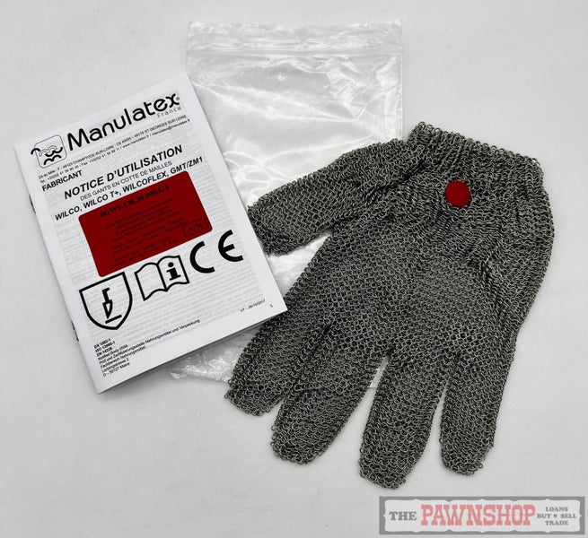 Manulatex Wilcoflex Chainmail Glove, Left, Size Medium 8-8 1/2 3/M Carousel 1