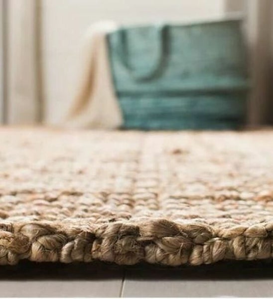 150x150 cm Jute Handwoven Rug Carousel 4