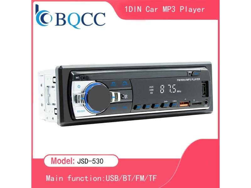 Car Radio Stereo Player Digital Bluetooth MP3 Player JSD-530 520 60Wx4 FM Audio Carousel 2