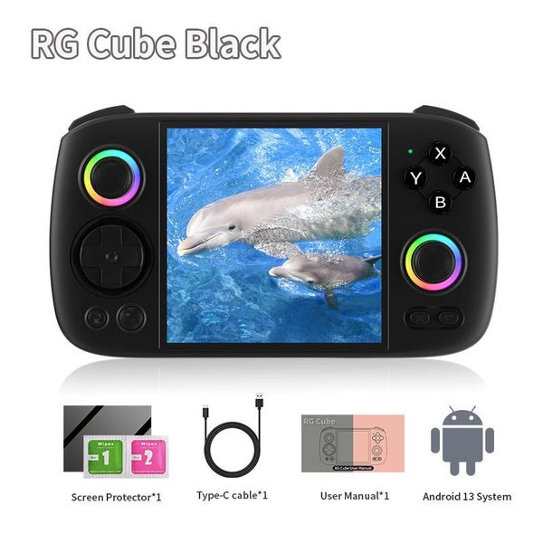 ANBERNIC RG Cube Handheld Game Console 3.95'' IPS Multi-touch Screen T820 And... Carousel 1