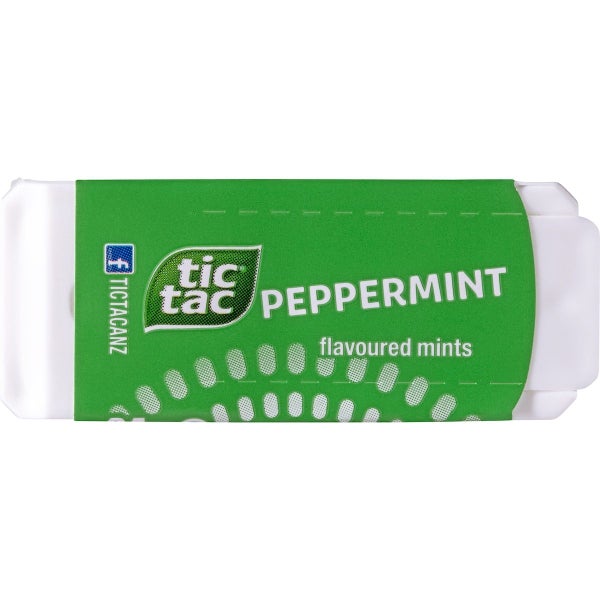 Tic Tac Peppermint Flavoured Mints 24g Pack X 6 Packs Carousel 4