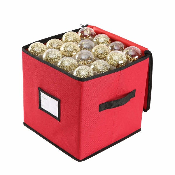 64 Christmas Ornament Storage Box Contributes Slots Carousel 2