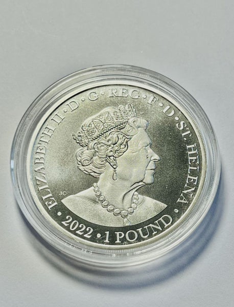 2022 1 oz Silver Goddesses: Hera and the Peacock BU Carousel 2