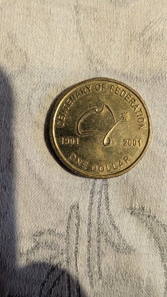 $1 Australia centenary of federation 1901-2001 Carousel 2