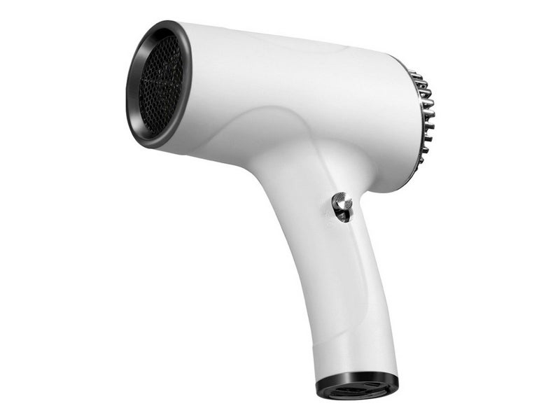 Portable Rechargeable USB Cordless Hair Dryer Versatile Hairdressing Tool White Carousel 2