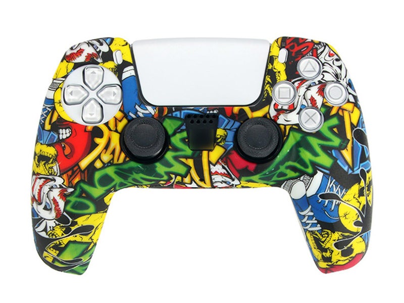 Silicone Cover for PS5 Controller Case Skin Cool Design Grip Selection Style1 Carousel 6