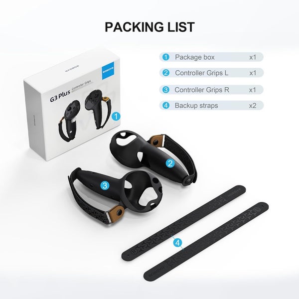 BOBOVR G3 Plus Controller Grips Cover - For Quest 3 & 3S Carousel 2