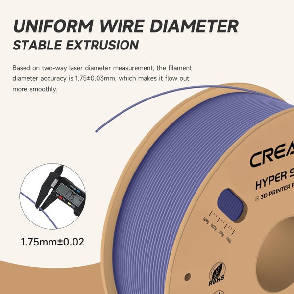 Creality Hyper Series PLA 3D Printing Filament 1kg - Very Peri Carousel 5