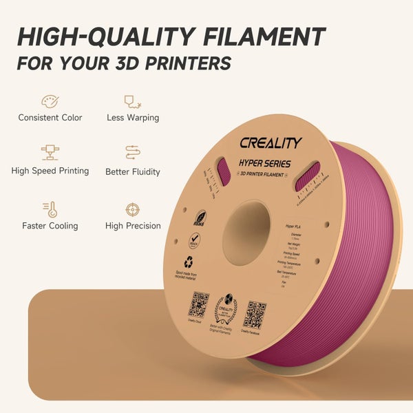 Creality Hyper Series PLA 3D Printing Filament 1kg - Viva Magenta Carousel 2
