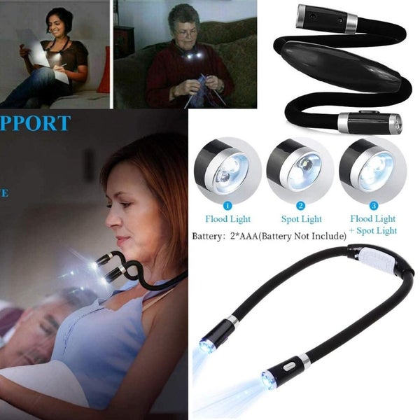 Brand New LED Neck Reading Light Book Light Torch Lights *Clearance* Carousel 1