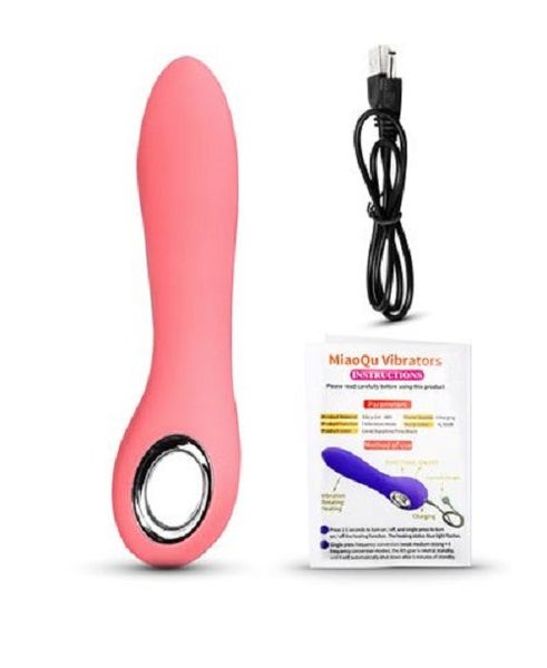 7 Speeds Rechargeable Silicone Vibrator with Rotation and Heating Carousel 1