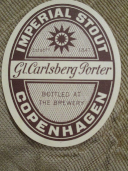 Gl Carlsberg Porter - Beer Label (Unused) Carousel 1