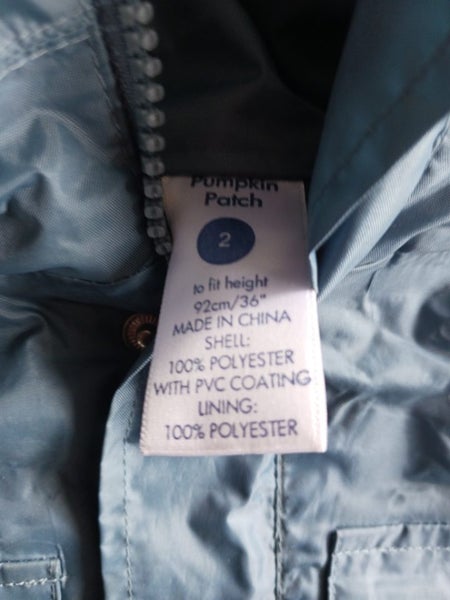 Pumpkin Patch waterproof lightweight coat sz 2 Carousel 2