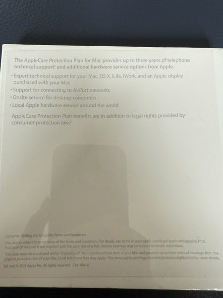 Brand new Apple care protection plan for MacBook/Macbook Air/Macbook pro Carousel 2