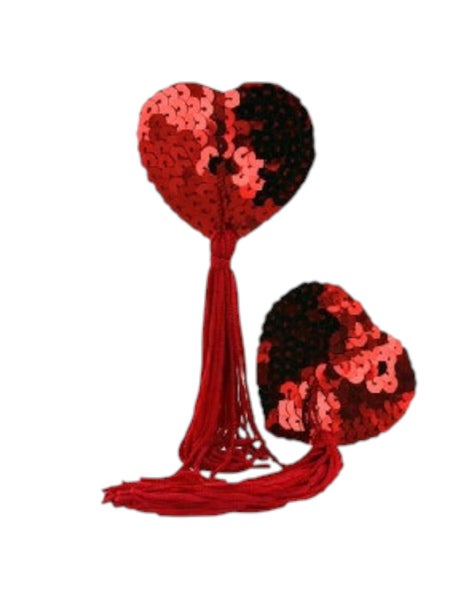 Naughty Love Heart Nipple Tassels Pasties Carousel 1