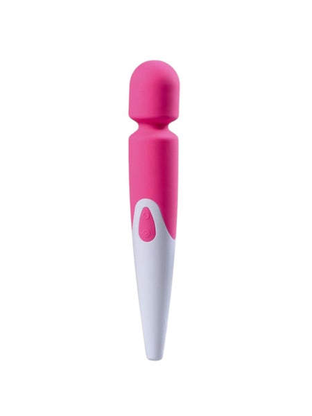 Pink Color 10-Speed Waterproof Rechargeable Wand Massager (USB Recharging) Carousel 1
