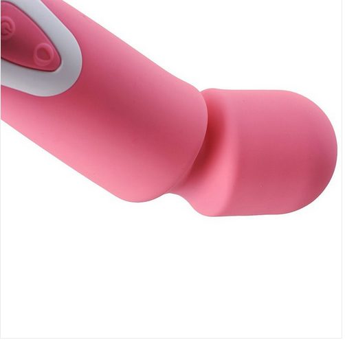 Pink Color 10-Speed Waterproof Rechargeable Wand Massager (USB Recharging) Carousel 2