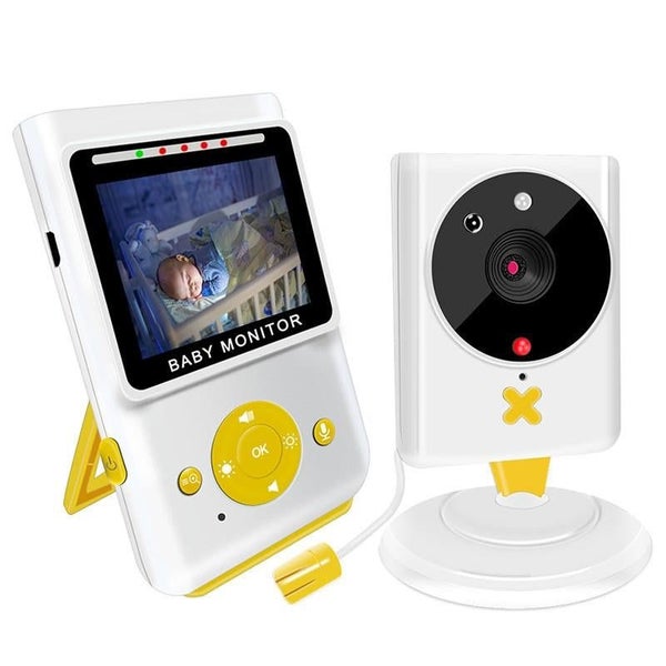 2.4 Inch Home Wireless Yellow Baby Monitor With Baby Surveillance Camera Carousel 1