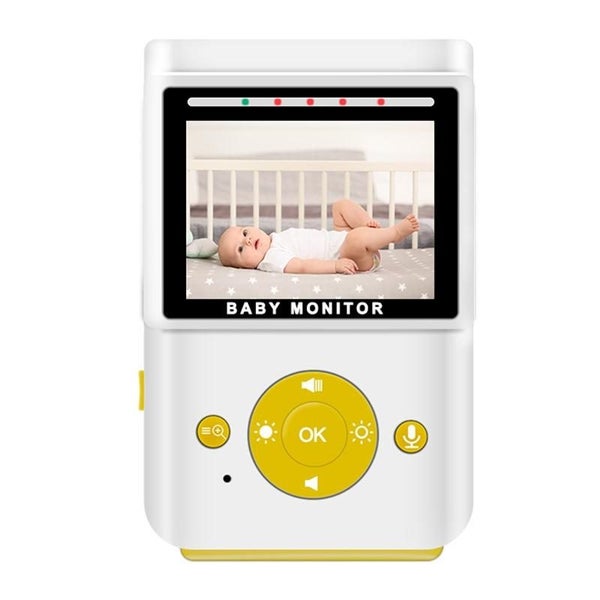 2.4 Inch Home Wireless Yellow Baby Monitor With Baby Surveillance Camera Carousel 2