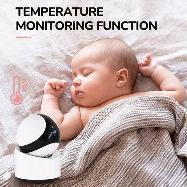 Built-In Video Babyphone 5 Inch Screen Digital Wireless Baby Monitor Camera Carousel 2