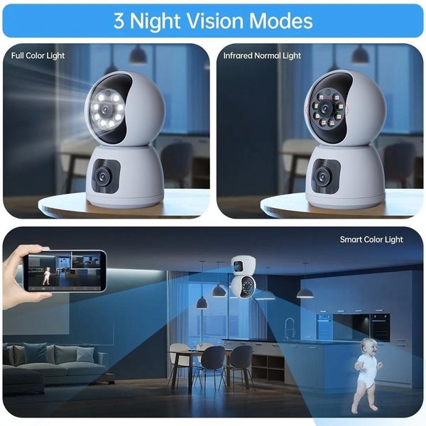 4Mp Zoom Hd Indoor Waterproof Smart Wifi Camera White Carousel 14