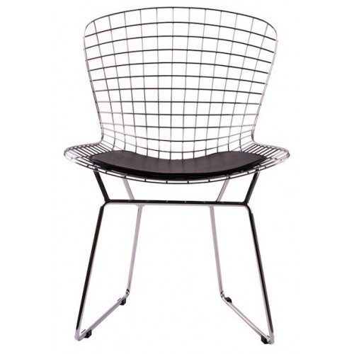 Designer Wire Chair ( White/ Chrome) Carousel 2