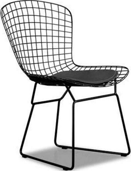 Designer Wire Chair ( White/ Chrome) Carousel 3