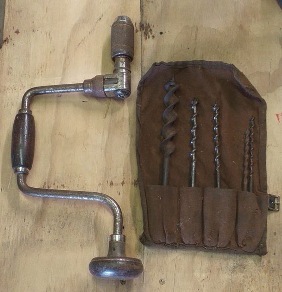 Vintage Hand Drill & Bits Carousel 1