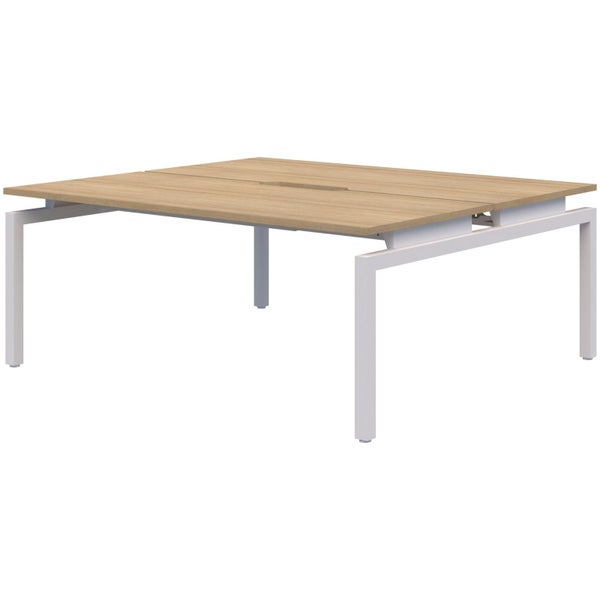 Rapid Balance 2 Pod Back To Back, Classic Oak/White, 1800mm x 800mm Carousel 1
