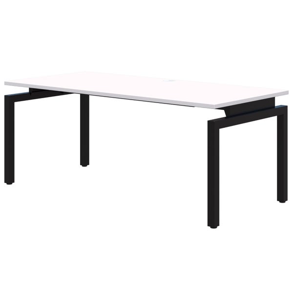 Rapid Balance Desk, Snow Velvet/Black, 1800mm x 800mm Carousel 1